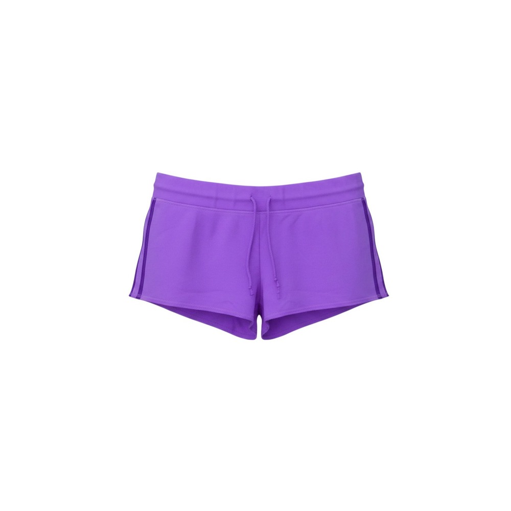 PacSun Athletic Shorts Womens Large PINK Side Stripe Drawstring Fleece Lined
